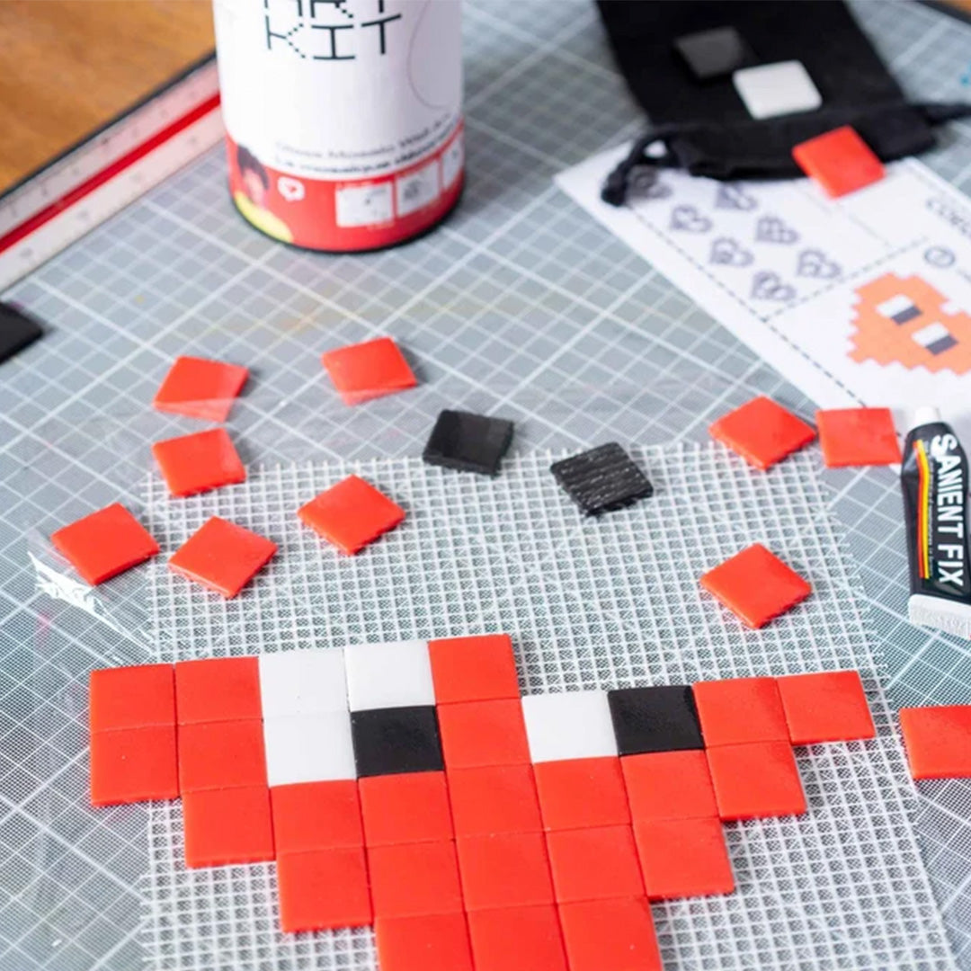 pixel corner mozaïek knutselset - hart - rood | PAK160A_M | 2