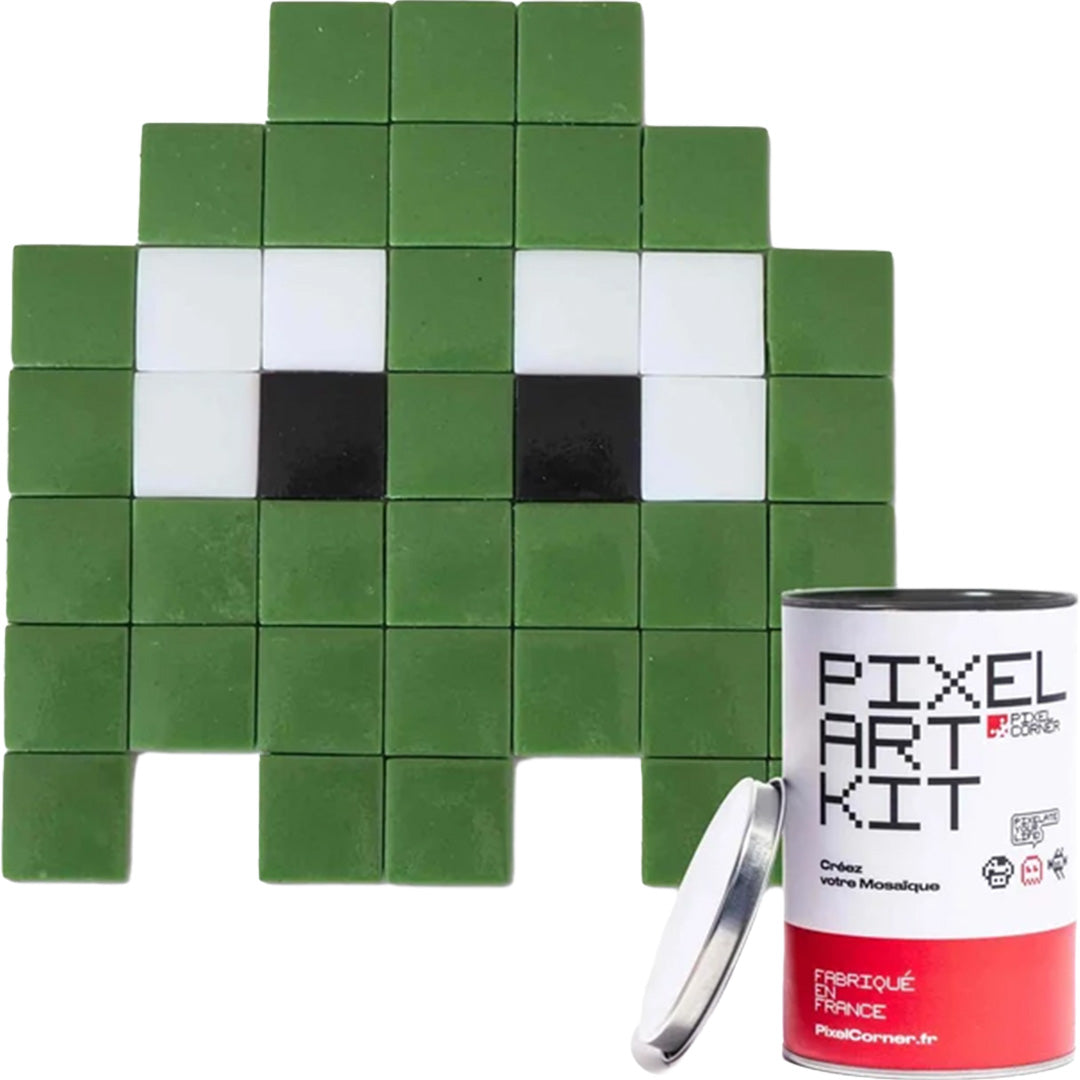 pixel corner mozaïek knutselset - the gloomie - groen