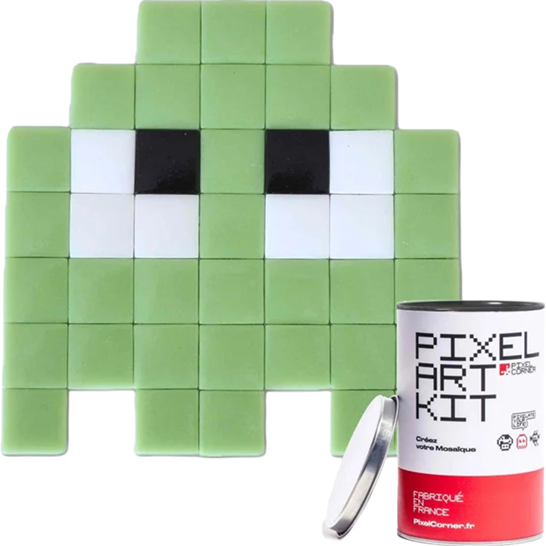 pixel corner mozaïek knutselset - the gloomie - lichtgroen