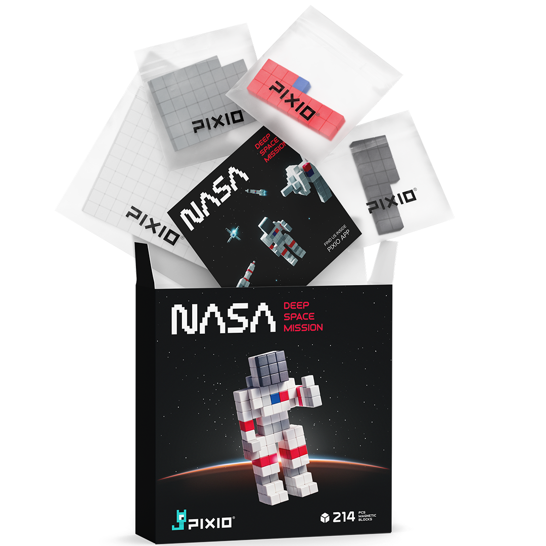pixio magnetische blokjes nasa deep space mission - 214st | 31101 | 2