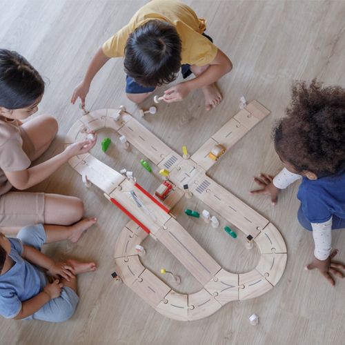plan toys autoweg road system | 6208 | 6