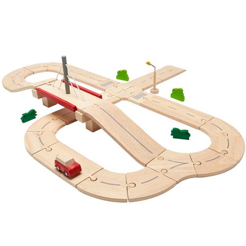 plan toys autoweg road system | 6208 | 7