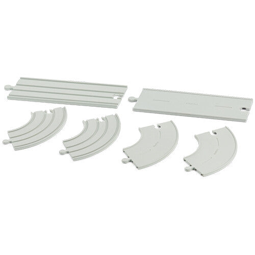 plan toys dubbelzijdige autoweg road and rail - uitbreiding c | 6325 | 0