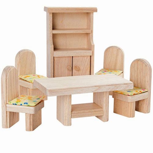 plan toys poppenhuis eetkamer - klassiek  | 4009012 | 0