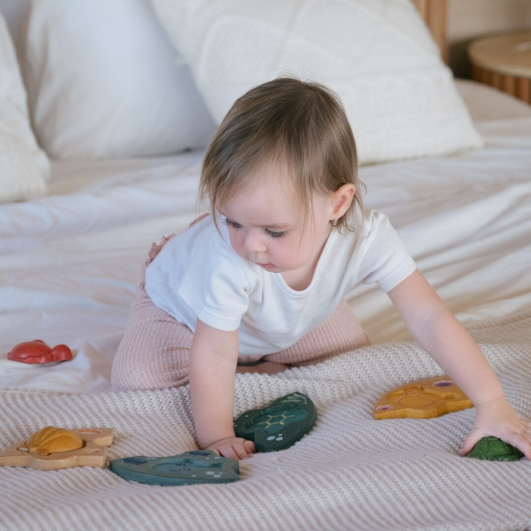 plan toys puzzel zeeleven - 8st | 5688 | 2