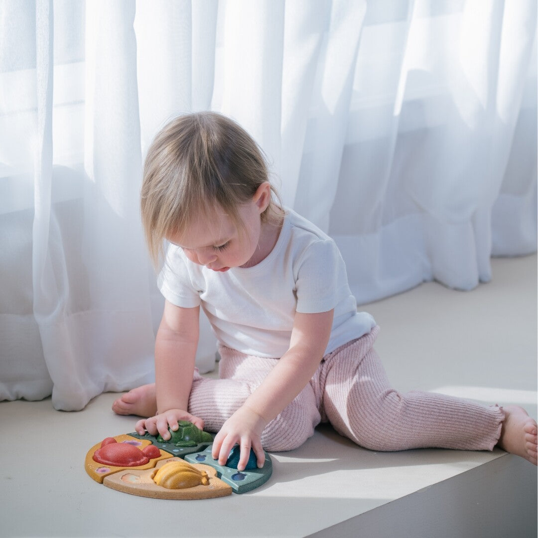 plan toys puzzel zeeleven - 8st | 5688 | 3