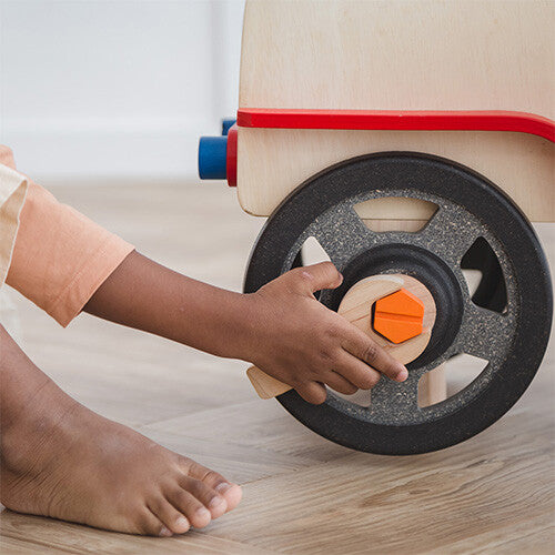 plan toys speelauto monteur  | 3494 | 8