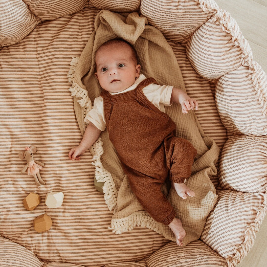 play&go 3-in-1 speelkleed organic - bloom - stripes brown | 4895250601307 | 1