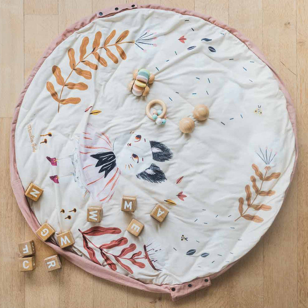 play&go baby soft speelkleed en reistas moulin roty - après la pluie | 3575677152811 | 5