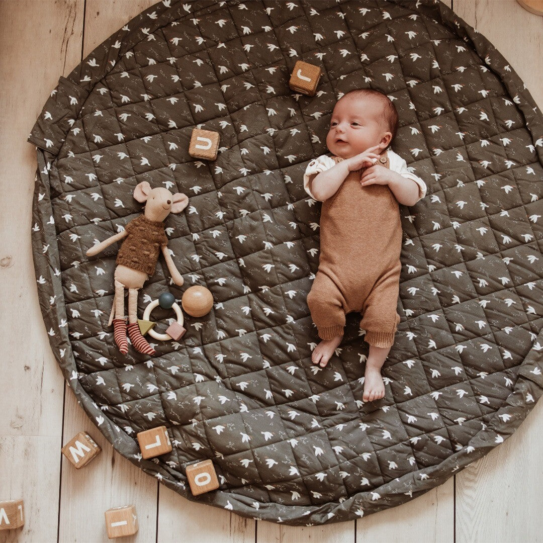 play&go soft baby speelkleed en reistas organic - birds | 4895250601376 | 1