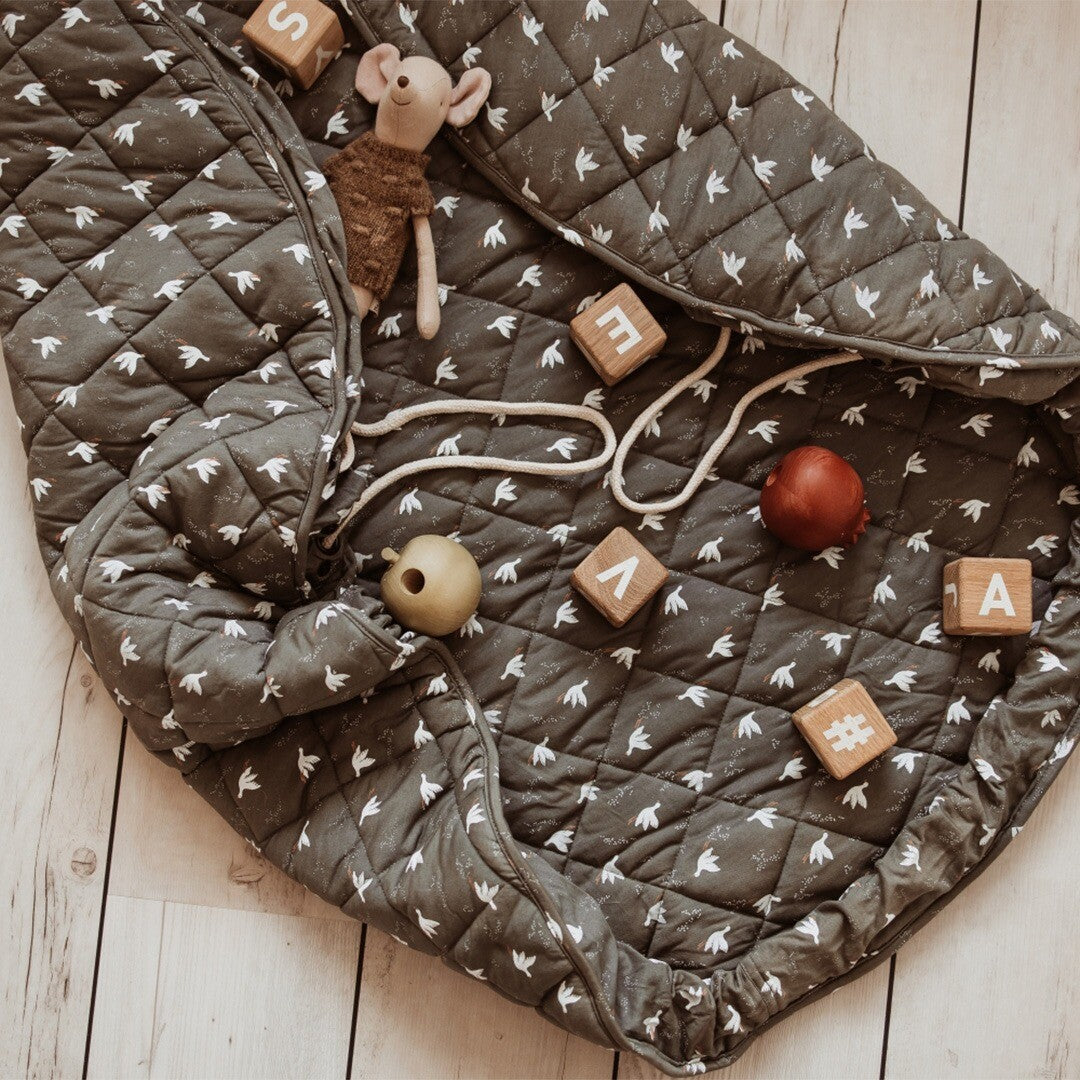 play&go soft baby speelkleed en reistas organic - birds | 4895250601376 | 2