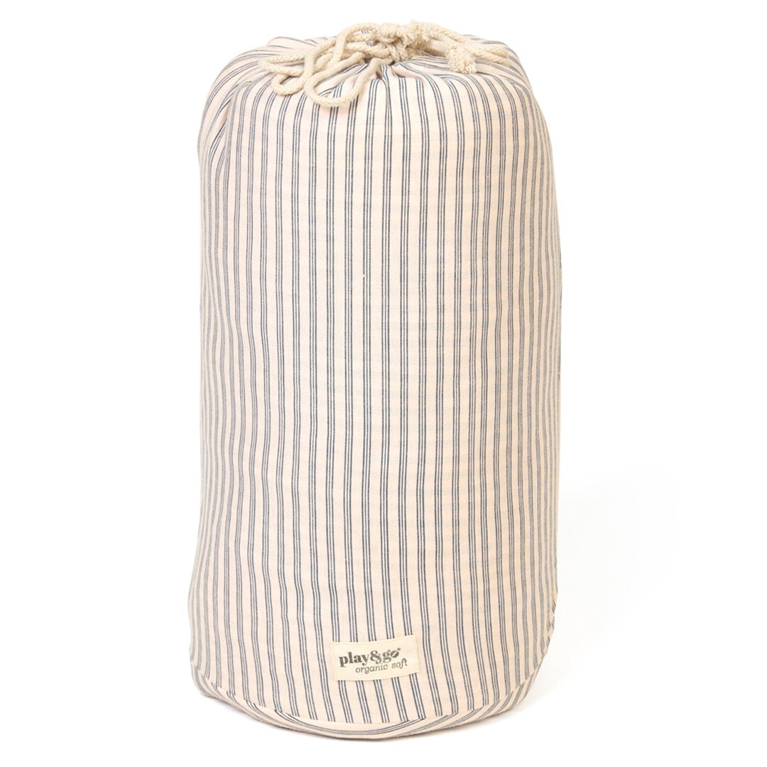play&go soft baby speelkleed en reistas organic - stripes blue | 4895250601352 | 5