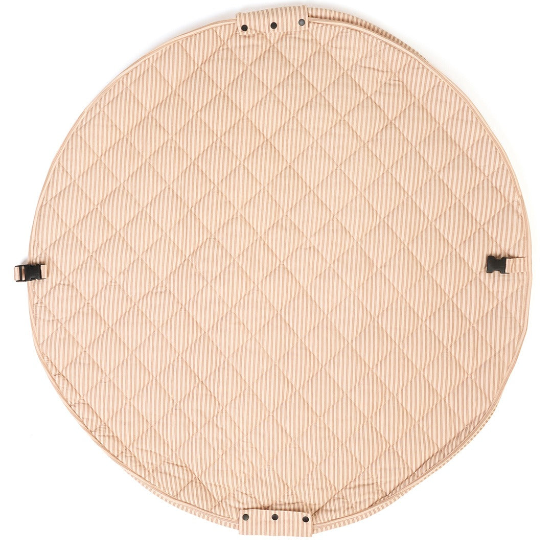 play&go soft baby speelkleed en reistas organic - stripes brown | 4895250601345 | 4