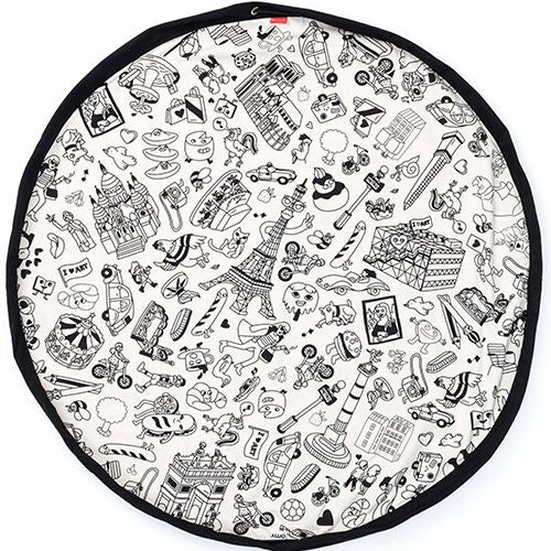 play&go speelkleed en opbergzak color your bag - paris | 4897095300384 | 4