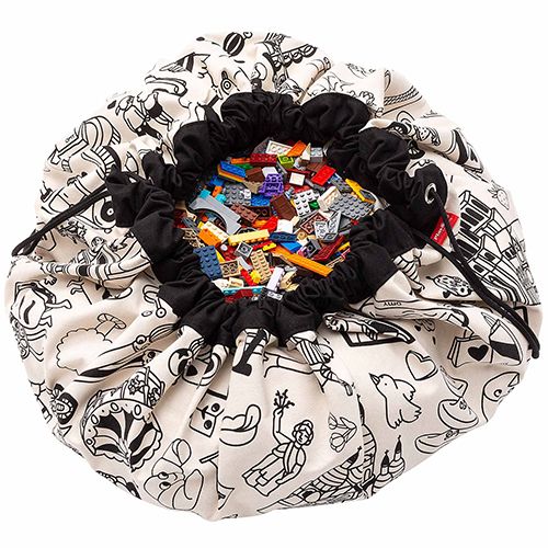 play&go speelkleed en opbergzak color your bag - paris | 4897095300384 | 6