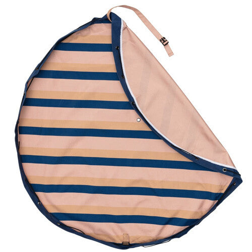 play&go waterdicht speelkleed en opbergzak outdoor - mokka strepen | 4897095301275 | 3