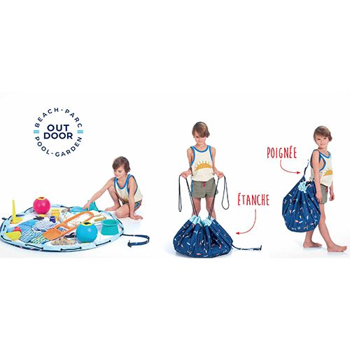 play&go waterdicht speelkleed en opbergzak outdoor - stripes | 4897095301053 | 1