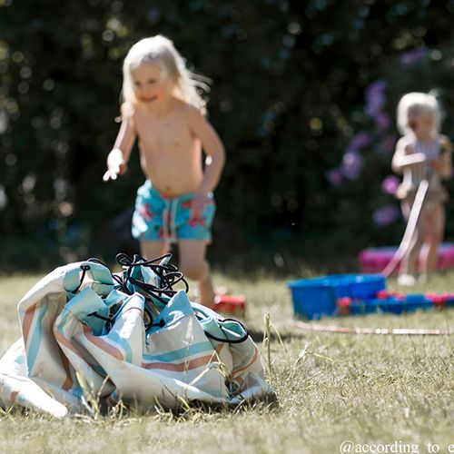 play&go waterdicht speelkleed en opbergzak outdoor - stripes | 4897095301053 | 5