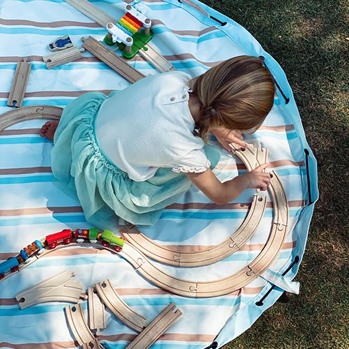 play&go waterdicht speelkleed en opbergzak outdoor - stripes | 4897095301053 | 6