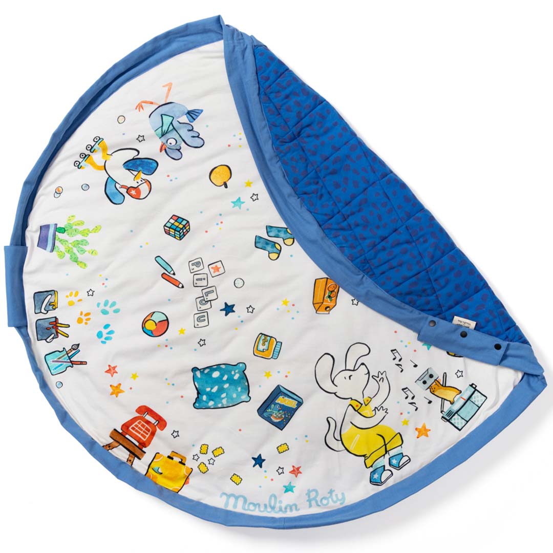play&go baby speelkleed en draagtas noomad soft - moulin roty - puce et pilou | 4895250601598 | 0