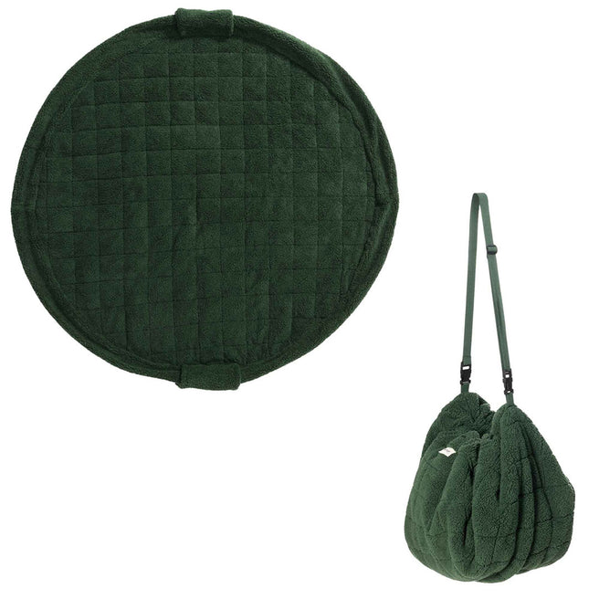 play&go babyspeelkleed en tas - evergreen teddy