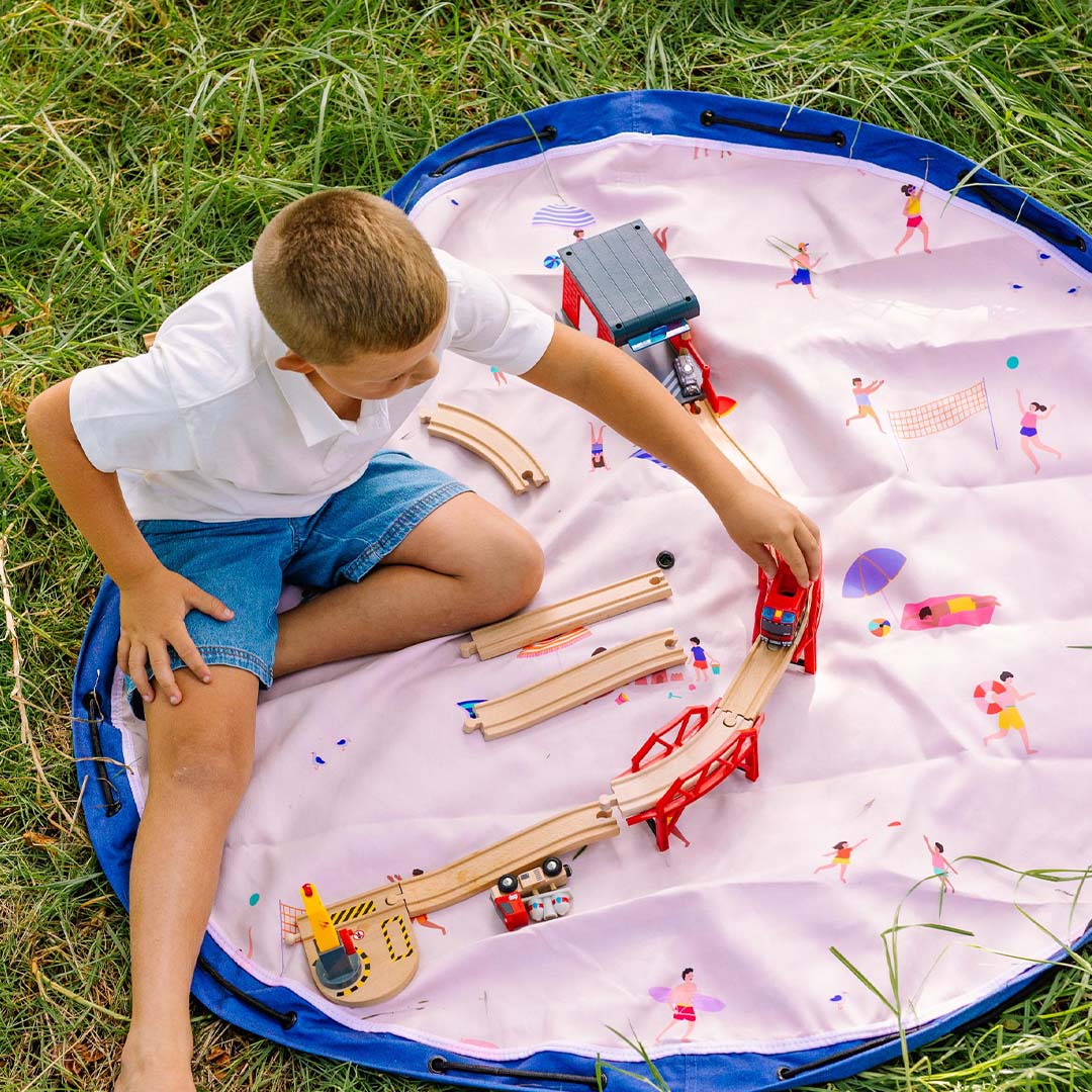 play&go waterdicht speelkleed en opbergzak noomad outdoor - beach | PGNOUTBEAC1 | 5