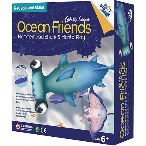 playsteam bouwset oceaanvrienden - haai en rog  | 04.02801A | 0