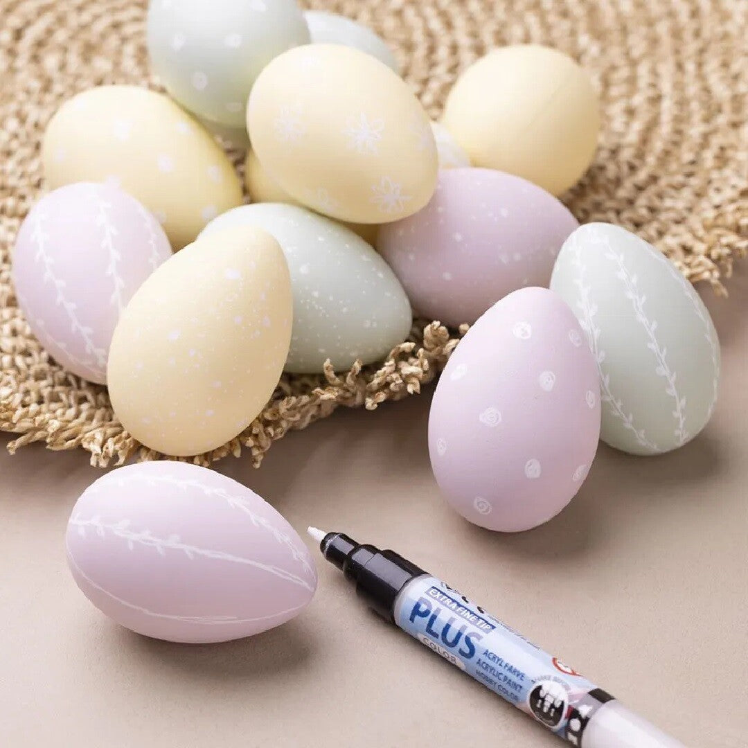 plus color marker acrylverf  0,7 mm - zwart | 39942 | 2