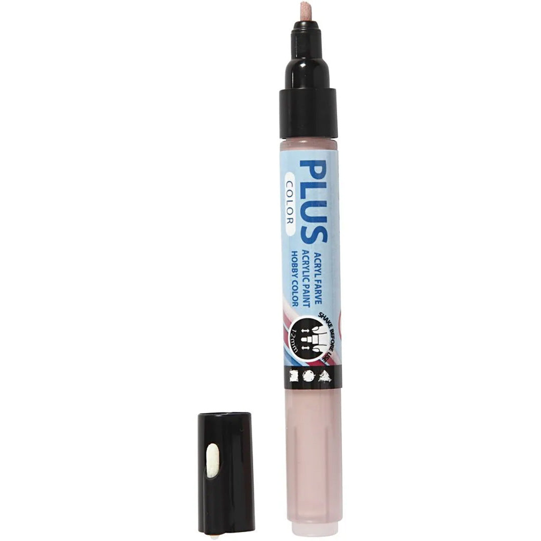 plus color verfmarker 1-2 mm - dusty rose | 39820 | 0