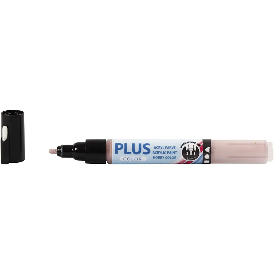 plus color verfmarker 1-2 mm - dusty rose | 39820 | 2
