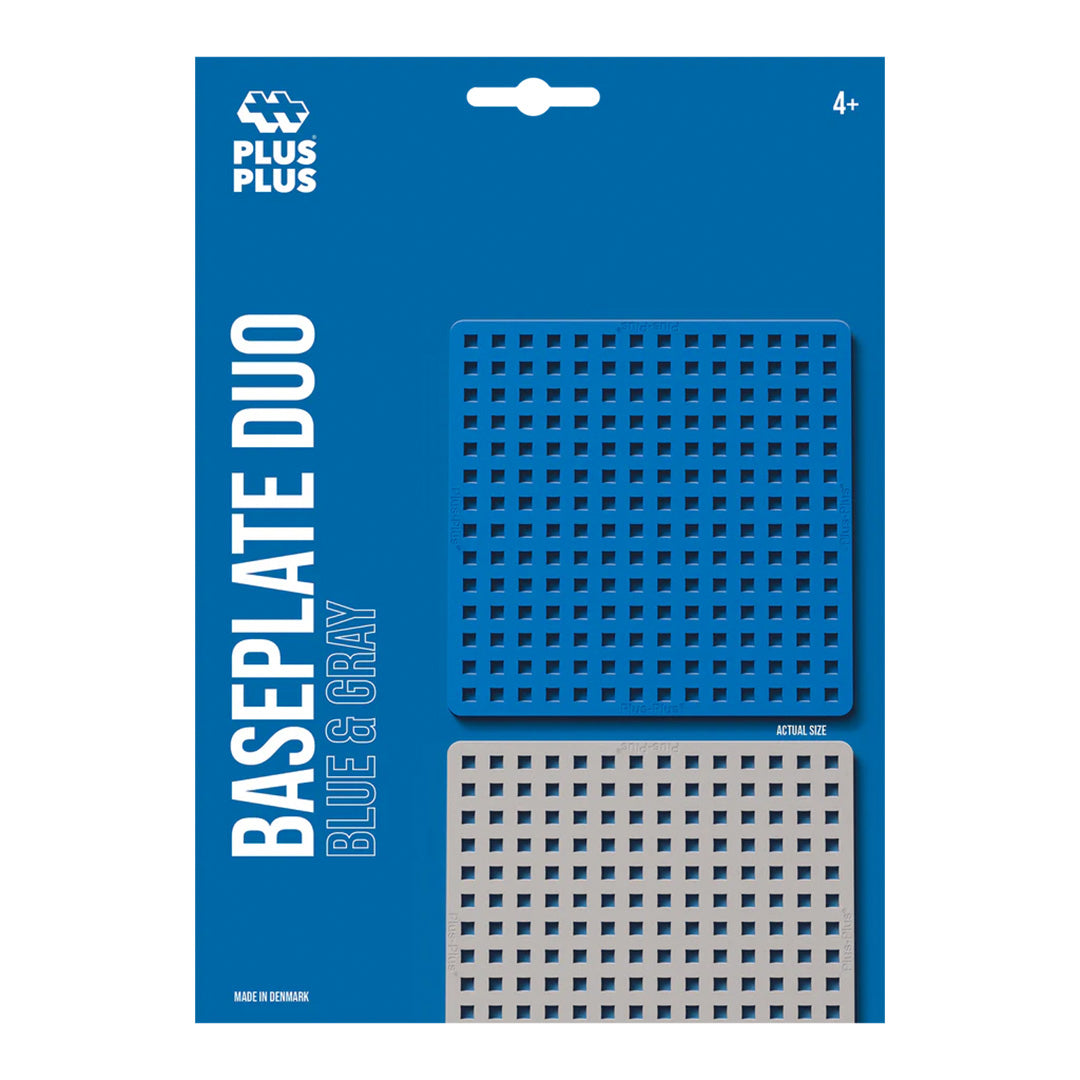 plus-plus baseplaten - blauw - grijs - 2st | PLUS267238 | 8