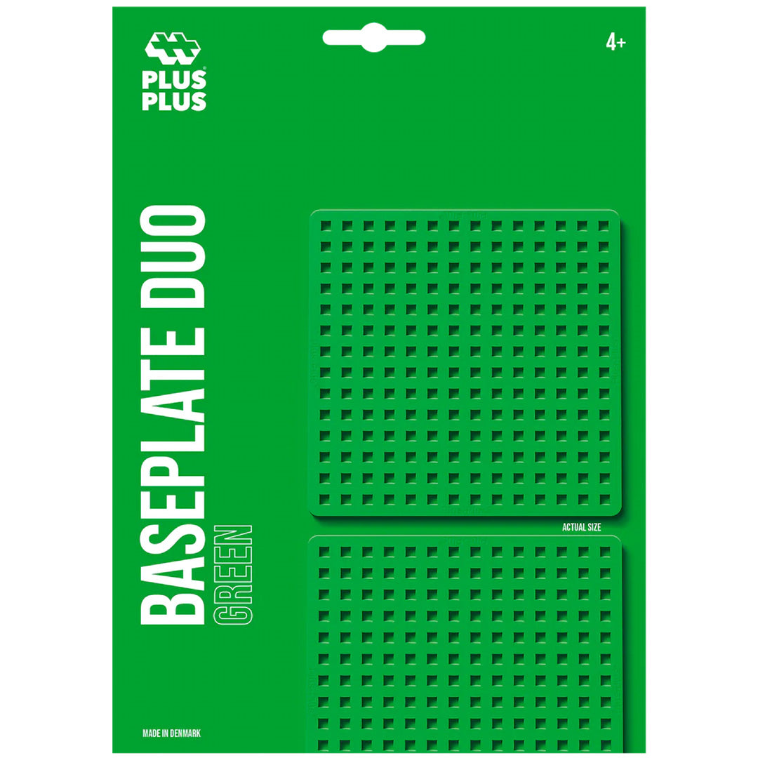 plus-plus baseplaten - groen - 2st | PLUS267060 | 2