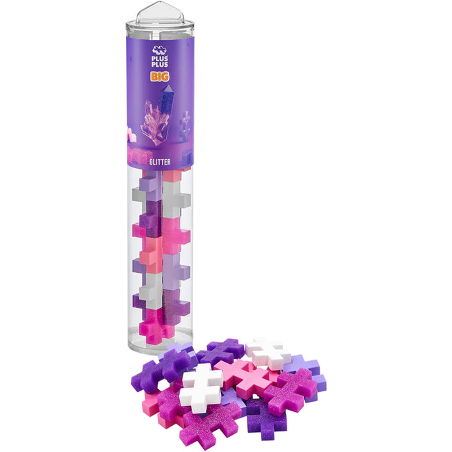 plus-plus big bouwstenen - glitter - 15st | PLUS267258 | 0