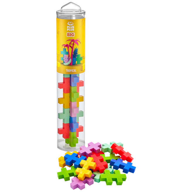 plus-plus big bouwstenen - tropical - 15st | PLUS267259 | 0