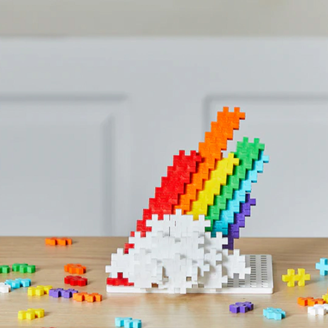 plus-plus bouwstenen - regenboog 1