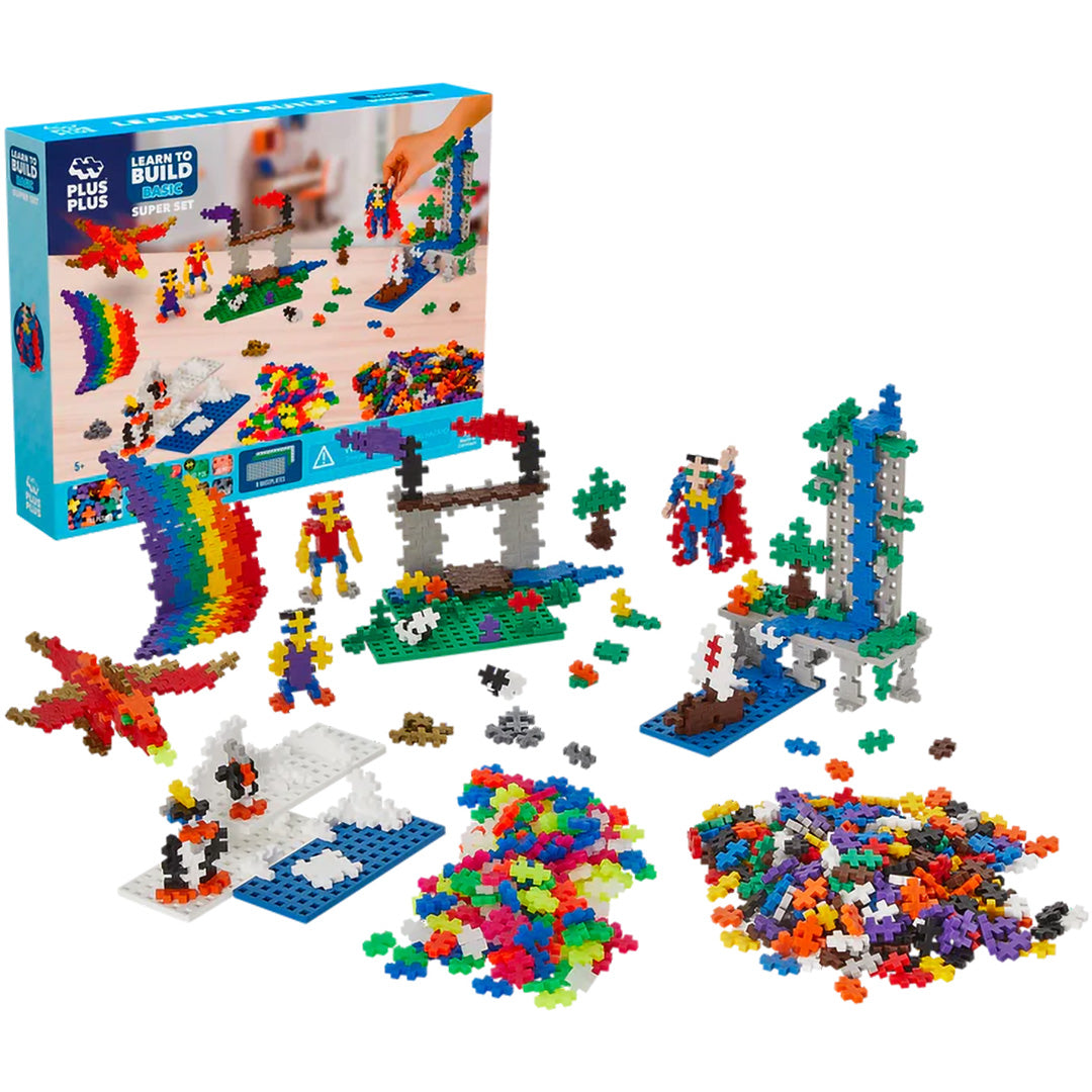 plus-plus bouwstenen learn to build - basic - super - 1200st | PLUS267132 | 0