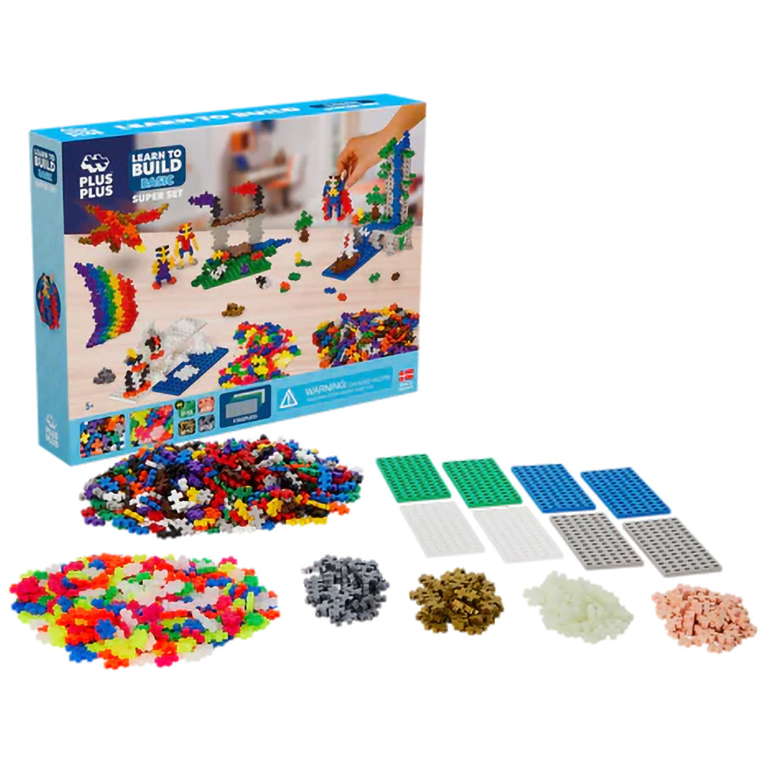 plus-plus bouwstenen learn to build - basic - super - 1200st | PLUS267132 | 2
