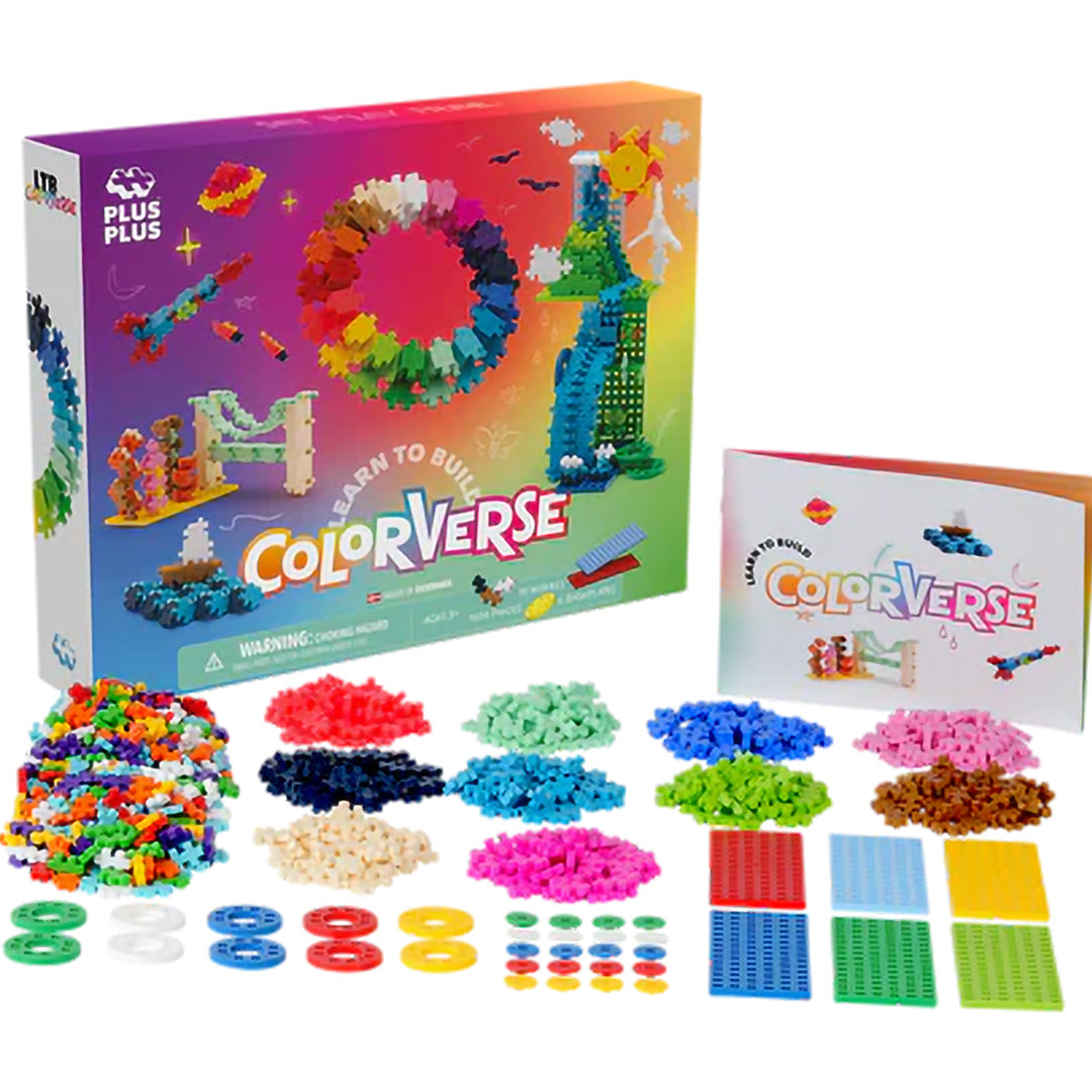 plus-plus bouwstenen learn to build - colorverse - super - 1000st | PLUS267400 | 3