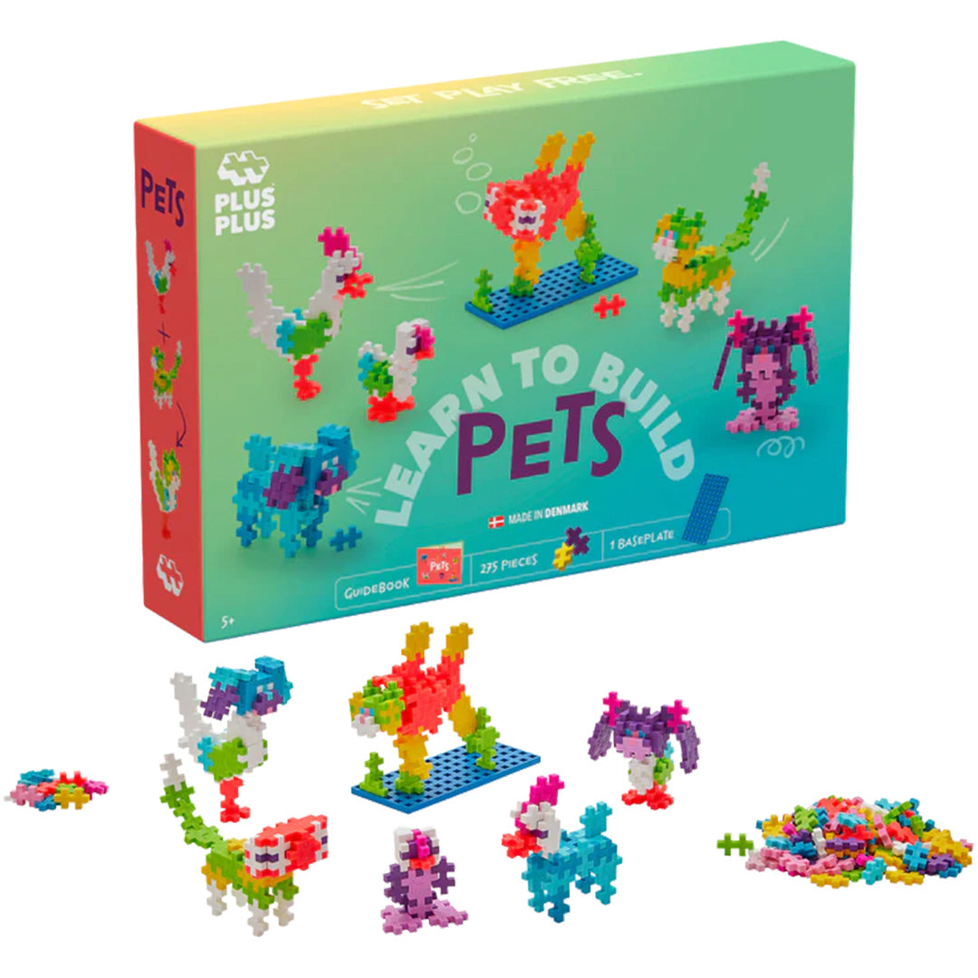 plus-plus bouwstenen learn to build - dieren - 275st | PLUS267223 | 0