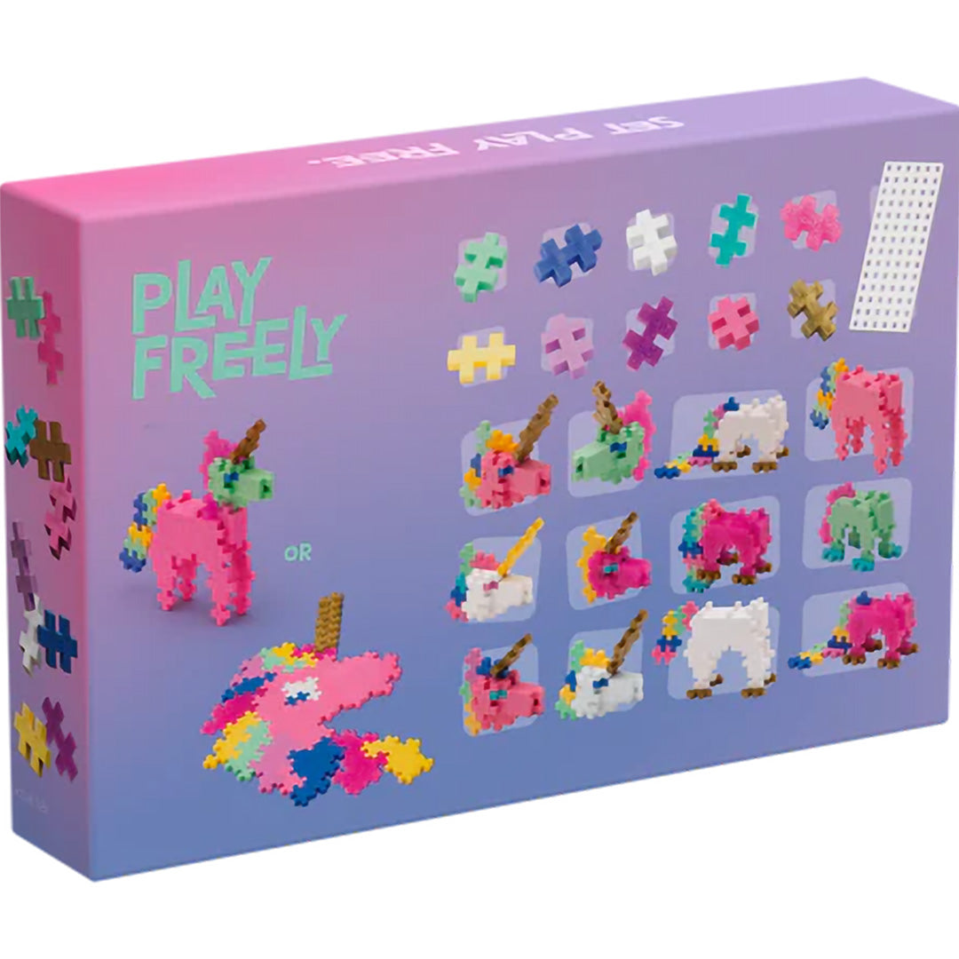 plus-plus bouwstenen learn to build - eenhoorn - 275st | PLUS267145 | 2
