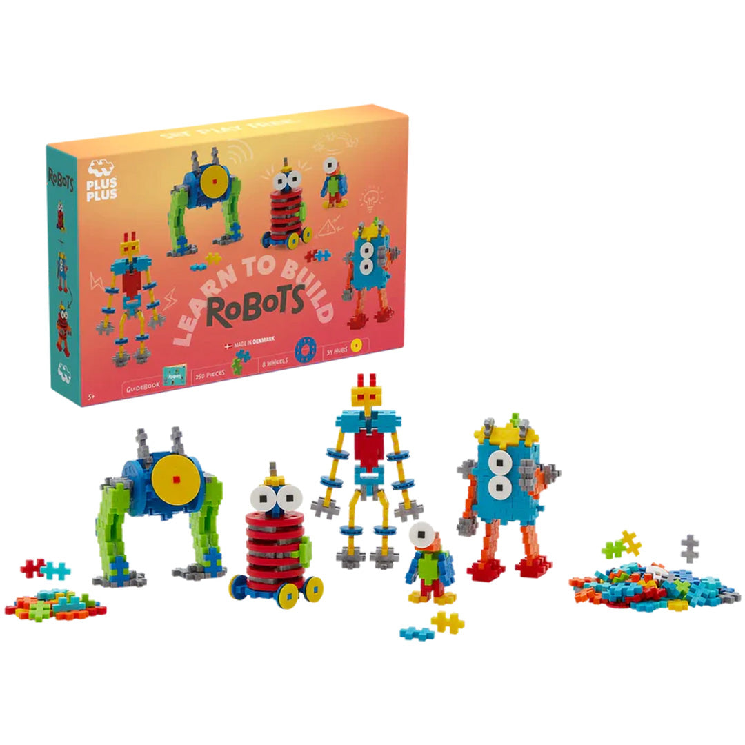 plus-plus bouwstenen learn to build - robot - 250st | PLUS267224 | 0