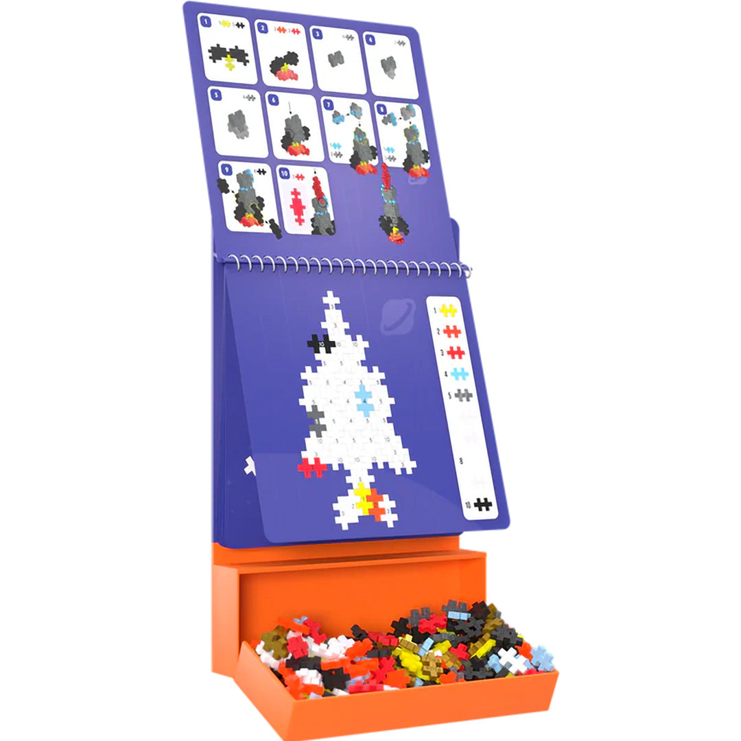 plus-plus bouwstenen met activiteitenboekje - ruimte - 125st | PLUS267411 | 4