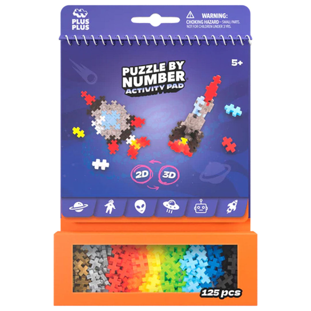 plus-plus bouwstenen met activiteitenboekje - ruimte - 125st | PLUS267411 | 5