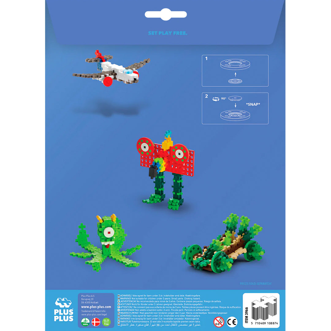 plus-plus bouwstenen accessoires - rood geel | PLUS267240 | 3