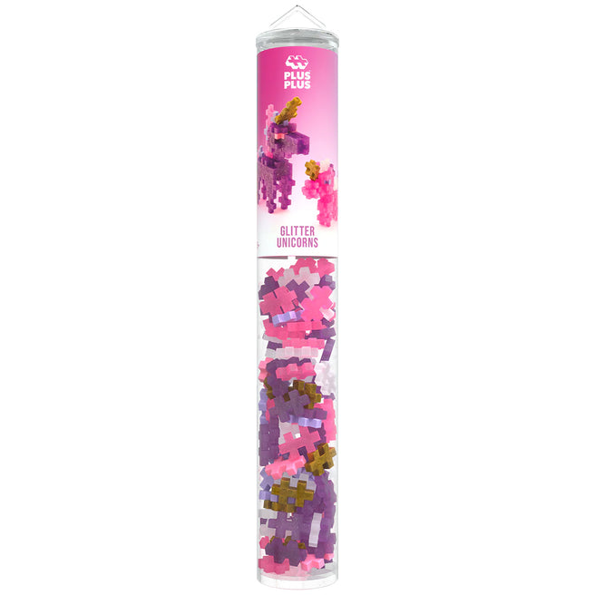plus-plus bouwstenen glitter unicorns - 100st | PLUS004373 | 