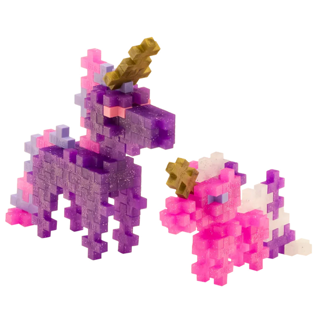 plus-plus bouwstenen glitter unicorns - 100st | PLUS004373 | 4