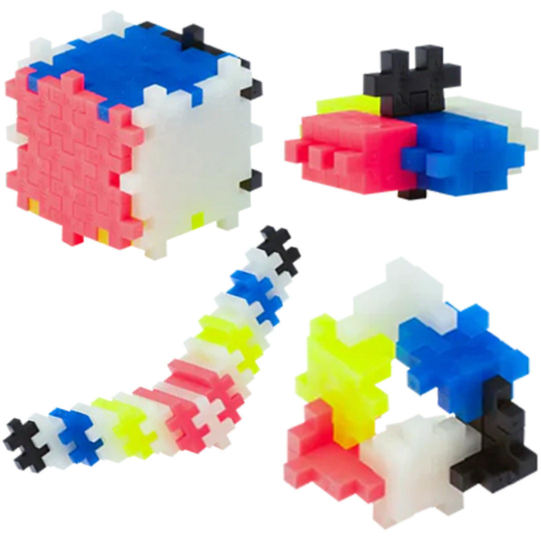 plus-plus bouwstenen glow mix - 240st | PLUS267203 | 3