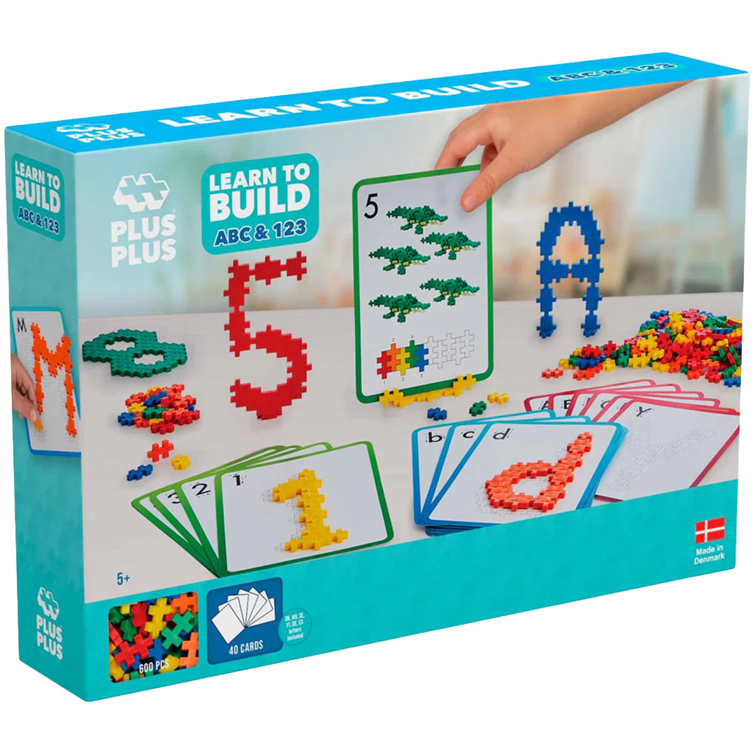 plus-plus bouwstenen learn to build - abc en 123 | PLUS267138 | 1