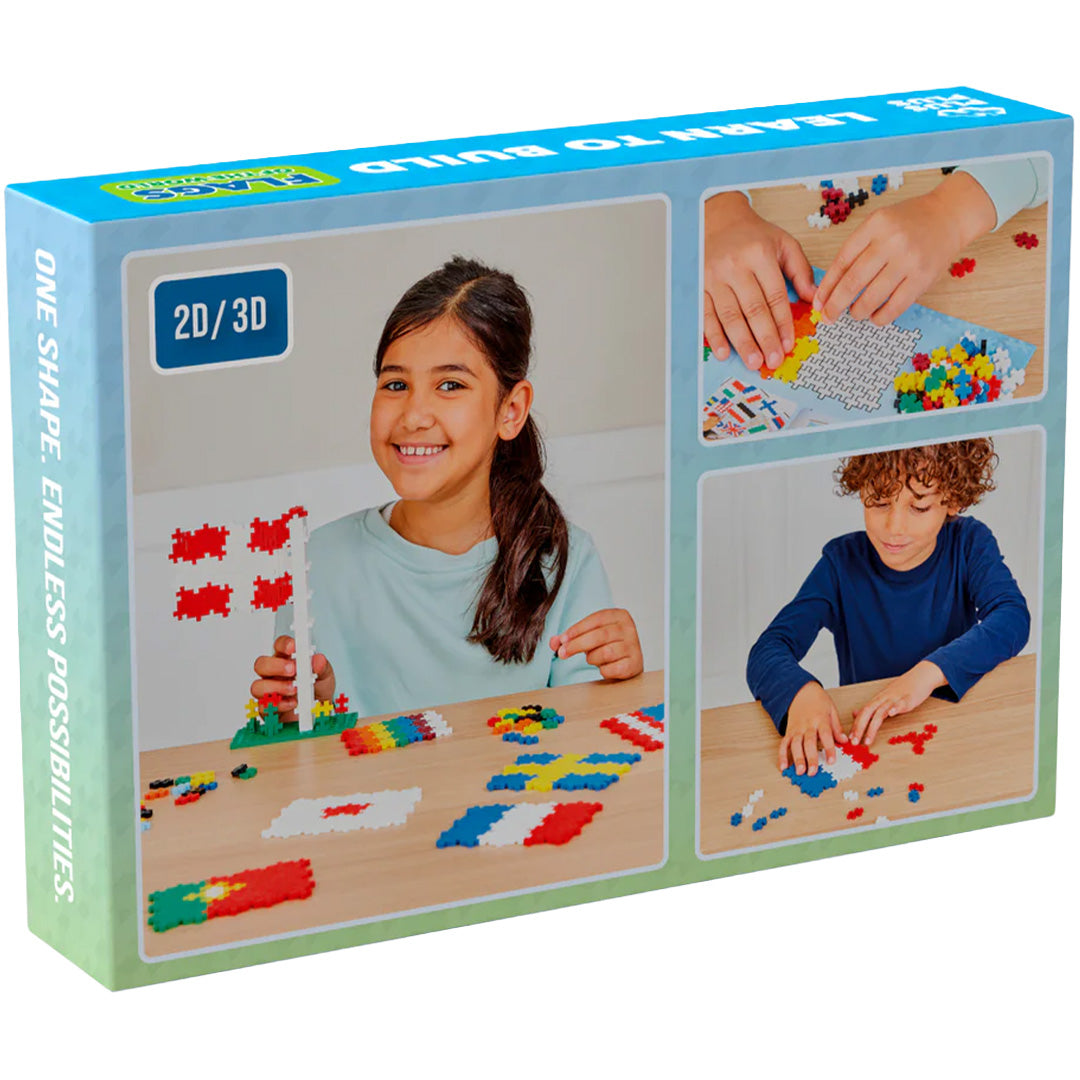 plus-plus bouwstenen learn to build - flags of the world | PLUS267139 |  4