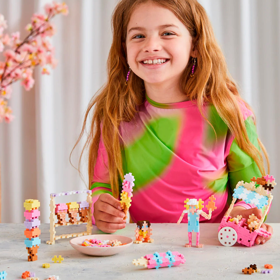 plus-plus bouwstenen learn to build - ice cream shop | PLUS004351 | 2